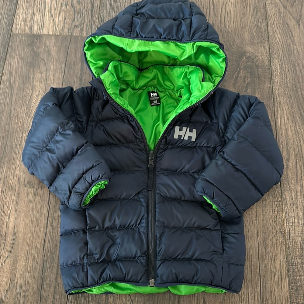Helly Hansen kids 3T puffer reversible jacket.